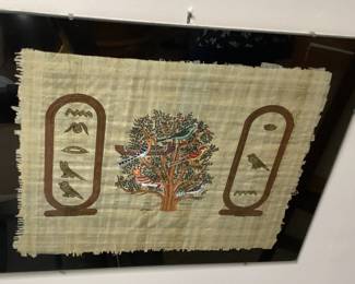 Egyptian Revival Art Symbols depicting Culture