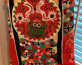 Chinese Bai Jia Bel One Hundred Familes Quilt