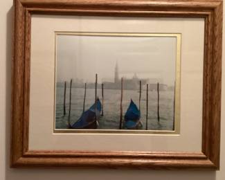 Two Gondolas Venice Italy