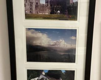 3 Collage pictures of Hertford Castle in England