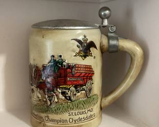 1980 Budweiser Holiday Stein