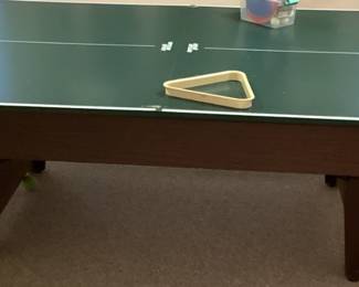 Pool Table and Table Tennis Conversion Table