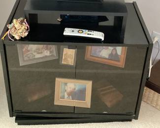 Black TV Stand