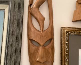 African Wood Mask