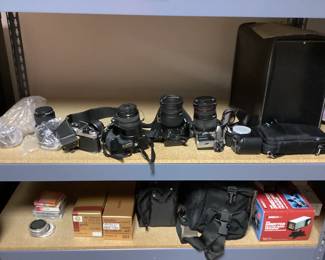 Nikon and Lumix Cameras and Equipment