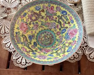 Vintage Eggshell Porcelain Bowl