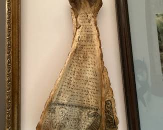 Indonesian Batak Carved Bone Calendar and Almanac