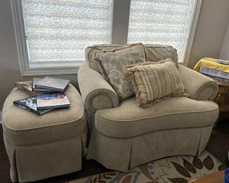 Chair and ottoman