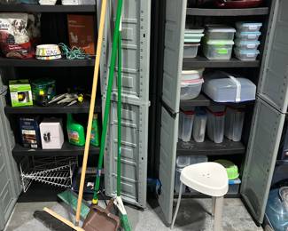 2 nice storage cabinets