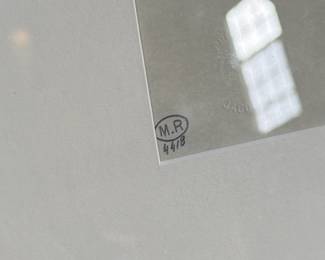 “Dancing Figure”, a professionally framed lithograph by listed artist, Auguste Rodin. This piece measures in frame, 21.5” H x 17.5” W.

