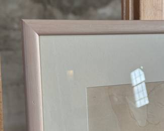 “Figure Study”, a professionally framed lithograph by listed artist, Auguste Rodin. This piece measures in frame, 21.5” H x 17.5” W.

