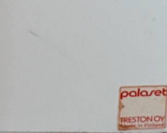 This lot features a set of four (4) modular storage cubes from Finland company, Palaset. Designed by Ristomatti Ratia, the son of Marimekko’s founder, Armi Ratia. Fabricated from a hard, durable polystyrene, this versatile system is ideal for offices, playrooms, and mudrooms, yet easily stylish enough for the living room. Each cube measures, 13.5” H x 13.5” W x 13.5” D.

