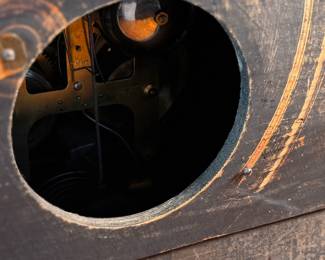 "Star", an antique mantel clock manufactured by W.M.L. Gilbert that measures, 10.75” H x 15.75” W x 7.25” D. Comes with key and pendulum in working condition.

