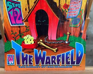This lot features an original concert poster advertising an, "Evening with RatDog Revue" at The Warfield Theater in San Francisco that measures, 19” H x 13” W.

