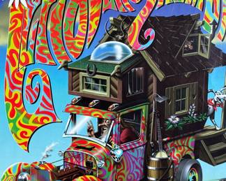 This lot features an original concert poster for a Leftover Salmon and Sweet Virginia show at The Fillmore in San Francisco, circa 1996. The artwork was designed by Jim Phillips and this poster is part of the collectible Fillmore Poster Series (F-210). This poster measures, 19” H x 13” W.

