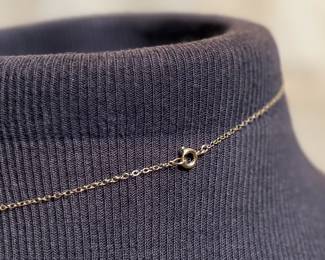 This lot features an antique 12k gold-filled silver filigree necklace with a red garnet gemstone. This necklace measures, 16”.

