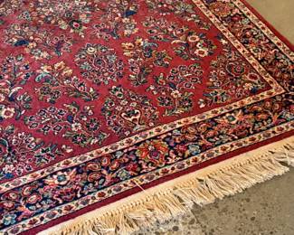 This lot features an authentic Karastan rug that measures, 72” H x 51” W. This rug comes from a pet friendly home.

