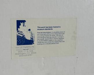 "Crossing Blue Green", an original mixed media work of art by listed artist, Andrea Way. This piece measures in frame, 38.25” H x 54.25” W. Andrea Way is an American artist currently based in Washington, D.C. Her geometric abstract works stem from a personal fascination with patterns and are based on a system of order and randomness that are labor-intensive, with a "punishing complexity".

