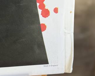 This lot features a Reservoir Dogs movie poster that measures, 34” H x 24” W.

