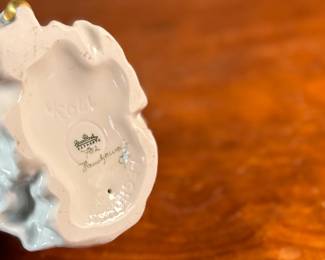 "Princess and the Frog", a sculpture designed by Lore Friedrich-Gronau for Rosenthal in the 1960s. Made in Germany and measures, 8” H x 4” W x 5” D.

