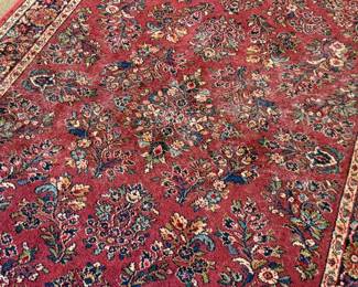 This lot features an authentic Karastan rug that measures, 72” H x 51” W. This rug comes from a pet friendly home.

