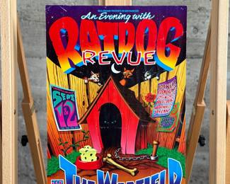 This lot features an original concert poster advertising an, "Evening with RatDog Revue" at The Warfield Theater in San Francisco that measures, 19” H x 13” W.

