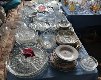 Dishes and serving plates