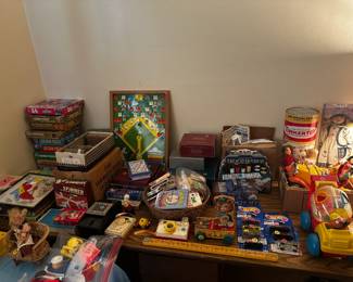Vintage toys and games