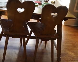 Vintage table and chairs