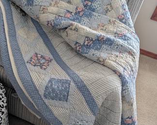 King size bedspread.