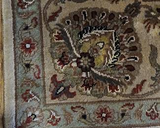 Detail of bedroom rug