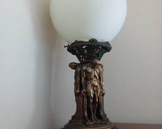 Art Deco Globe lamp $295 starting price
