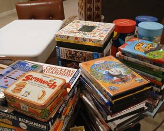 games, books, kids stuff
