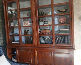 5 piece library wall unit