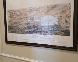 Historical print of Gettysburg PA