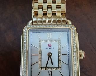 Michelle 14KT, diamond ladies watch
