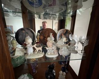 . . . Rockwell plates and Precious Moments