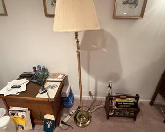 . . . a second Stifel brass standing lamp