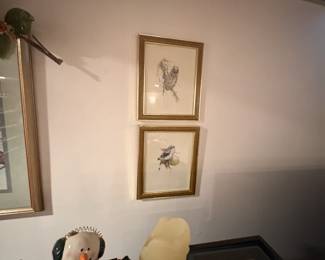 . . . more fowl prints