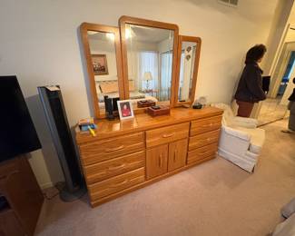 . . . mirroed dresser