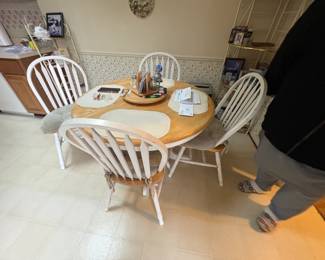 . . . kitchen table and chairs