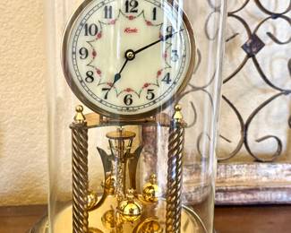 Vintage Kundo Brass Dome Clock