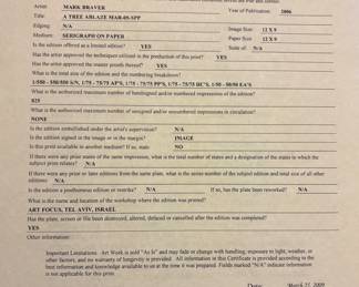 Certificate of Authenticity