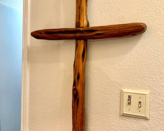 Hardwood Cross wall decor