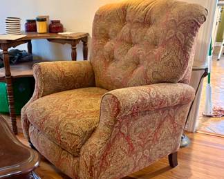 Vintage Upholstered Armchair