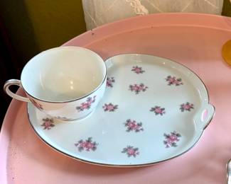 Noritake Rose Palace China Snack Platter