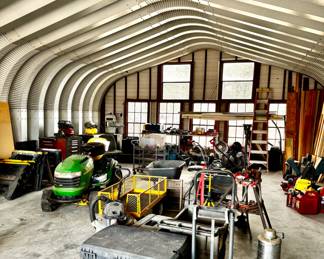 Hangar loaded with quality tools