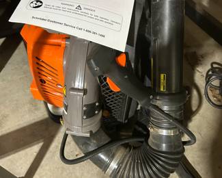 Schroder Backpack blower Model SR-6400L weighs approximately 19.5 lbs. Extreme Air Power 230 MPH airspeed. $150