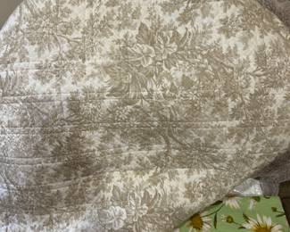 Lots of nice linens in this house.