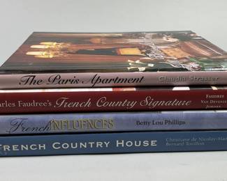 Four French Country Design/Interior Design Books (4)